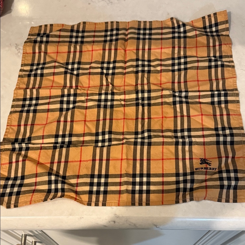 Vintage Burberry Nova Check Handkerchief